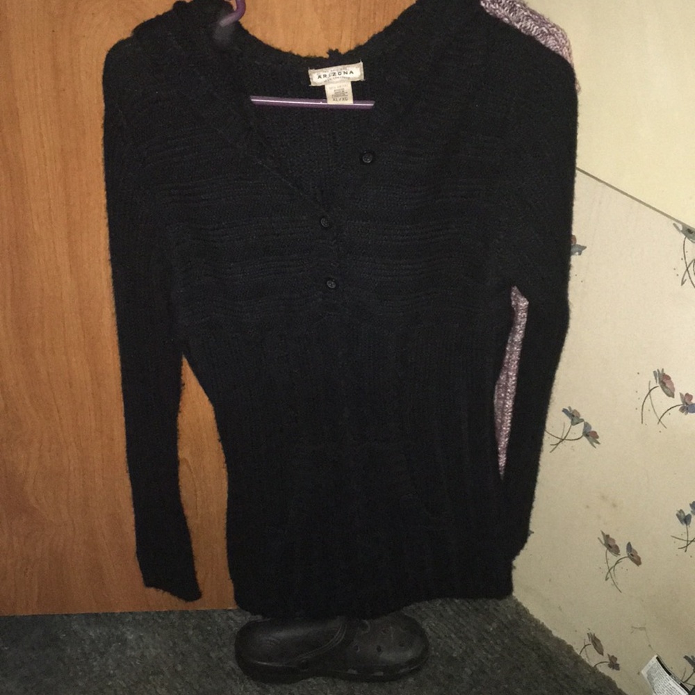 ARIZONA womens hooded sweater NICE!! Worn once!!